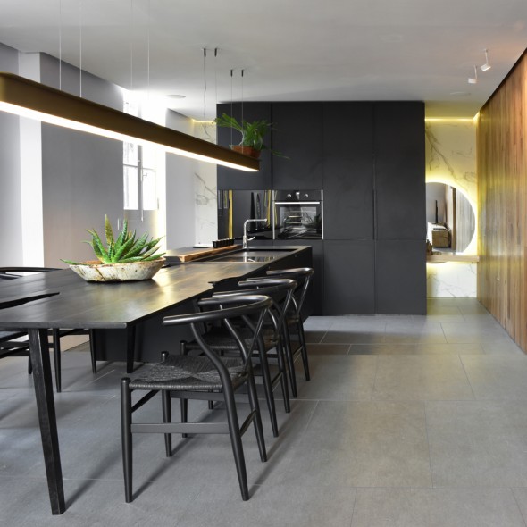 PORCELANATO VITE 60X120 COMPACTA GRAPHITE NAT 1,44 M2 - Image 3