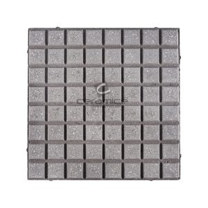 LANIK 40X40 ART.8202 BALDOSON PRENS. RECTO CHICO PUL.GRIS/BCO.M2