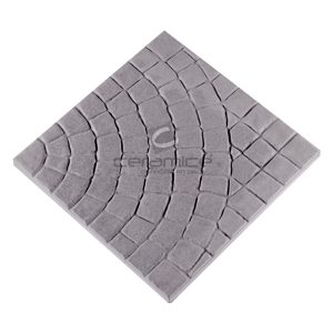 LANIK 40X40 ADOQ.CIRC.CHICO GRIS CJ.0.64 M2