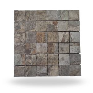 MALLA REVESTIMIENTO 30X30 MURALLA DE PIEDRA OCRE X UNID