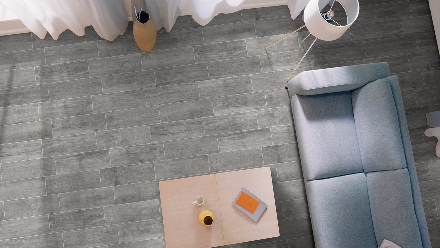ALBERDI 20X60 PORC. MEDLEY GRIS CJ.2,88 M2 - Imagen 3