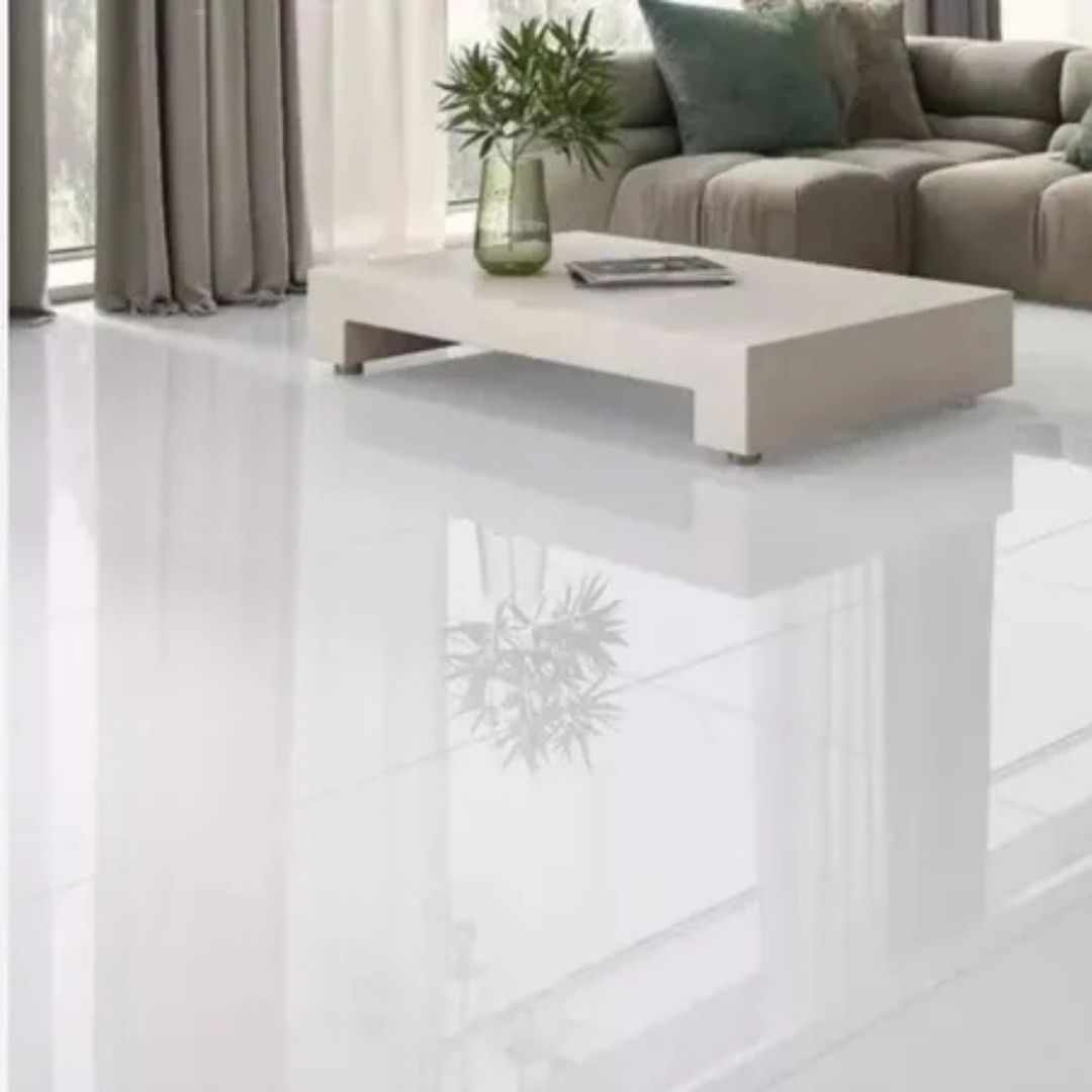 PORC 60X60 DIONISIO SUPER WHITE DOBLE PULIDO CJ.1.44 M2 - Image 2