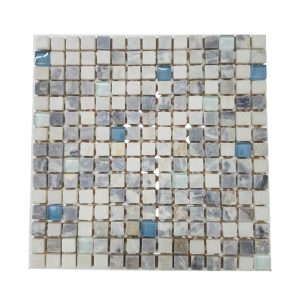 FACHIA 30X30 MALLA 2X2 BIANCO GRIGGIO 71-81  X UN.
