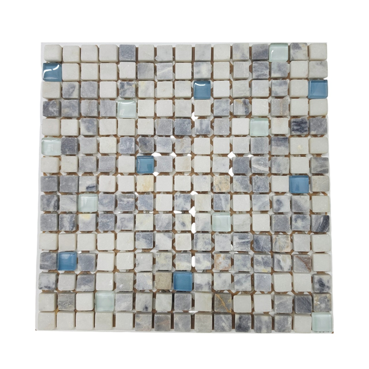 FACHIA 30X30 MALLA 2X2 BIANCO GRIGGIO 71-81 X UN.