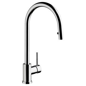 FV 412.01/87 TEMPLE MONOCOMANDO COCINA CON ROCIADOR EXTRAIBLE CR