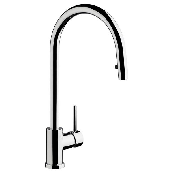 FV 412.01/87 TEMPLE MONOCOMANDO COCINA CON ROCIADOR EXTRAIBLE CR 