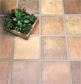 CERAMICA SAN LORENZO 33X33 5746 TERRE MIX LADRILLO CJ 1.96 M2