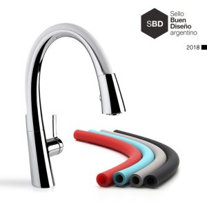 FV 412/H5 LENGA MONOCOMANDO COCINA CON ROCIADOR EXTRAIBLE CR