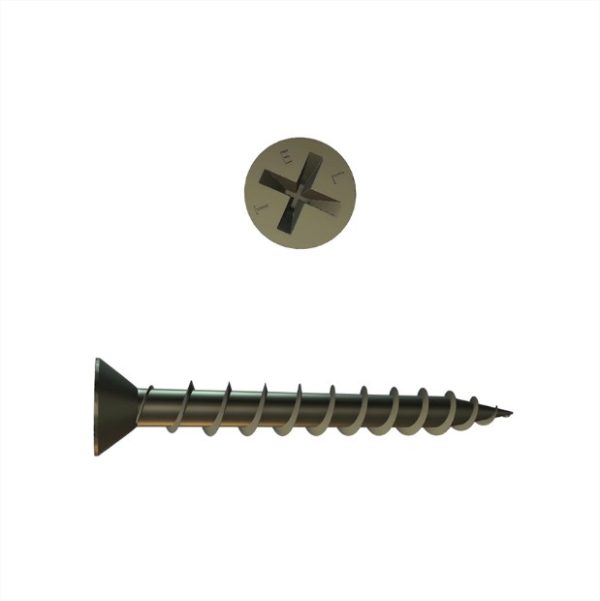 TORNILLO 96005033 FIJACION MADERA 10X1 1/2" (PARA TARUGO C/TOPE N8) X UNID 