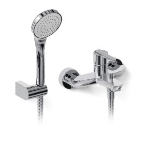 HIDROMET 8477 FLAT DUCHA EXT. C/TRANSF.MONOCOMANDO CROMO