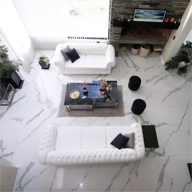 PORCELANATO SPL 80X160 CALACATA WHITE PUL.CJ.3,72 M2 - Image 3