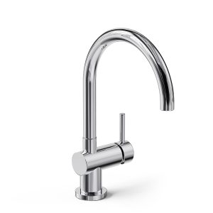 HIDROMET 6380 JOCKEY MONOC. COCINA PICO CURVO CROMO