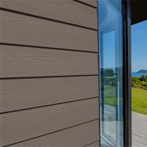 PLACA  SIDING CEDRAL CAOBA TEX. 3,60X0,2 e:8MM XUNID (RAL 8007)