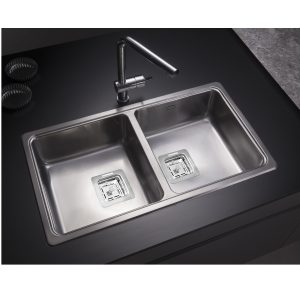 JOHNSON QUADRA Q76A BACHA DE SOBREPONER 77,5X43,5X17,5
