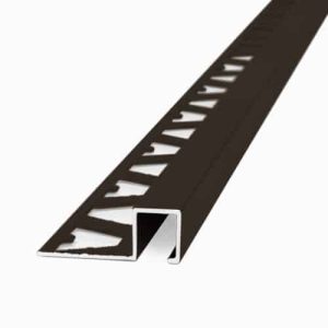 ATRIM GUARDACANTO 3427 ALUM.QUADRA 10X10 MM X2,5M CAFE