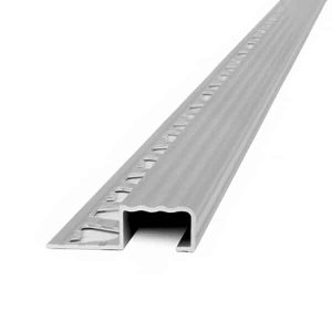 ATRIM PROTECTOR ESCALON 1996 ALU. CR MATE 12,5X20MM X2,5M