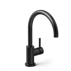 HIDROMET 905NEGR DISCOVERY MONOC. COCINA PICO CURVO BLACK