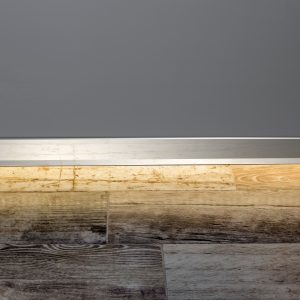 ATRIM ZOCALO AC. INOX. SLIM 2780 8CM BRILL. X 2.5MTL