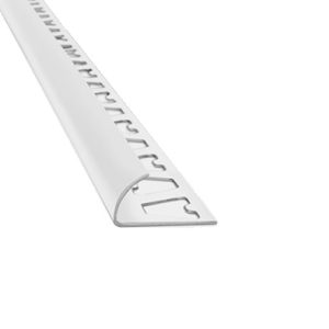 ATRIM GUARDACANTO 1563 ALUM. ARCO 10MM BLANCO X 2,5 MT
