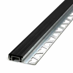 ATRIM PROTECTOR ESCALON 3924 ALU-PVC NEGRO 10X30MM X 2,5M 