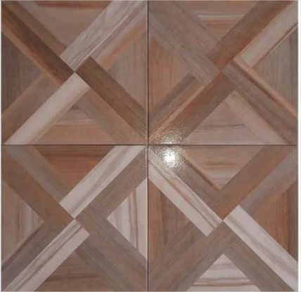 LOURDES 35X35 MADERA ENTRAMADA MARRON CJ.2.20 M2 - Imagen 2