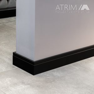ATRIM EPSILON 2324E ZOCALO EXTRALINE NEGRO 100MM X 2.44MTL
