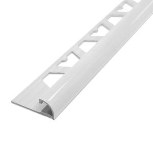 ATRIM GUARDACANTO ALU. BULLNOSE BLANCO 10MM 5563 X UN
