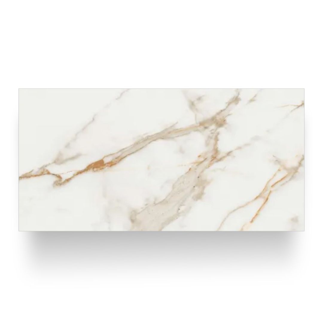 PORCELANATO CCN 58X117 DUBAI PULIDO RECT. CJ 1,35 M2 (MARMOL VETA DORAD)