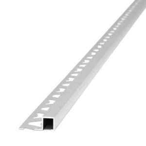 ATRIM GUARDACANTO ALU. QUADRA TIZA 10MM 3428TXT X UN