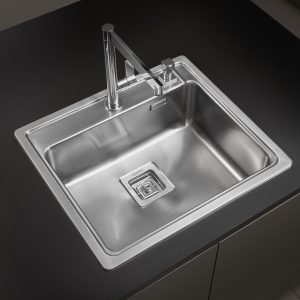 JOHNSON QUADRA MINI Q55 BACHA 304 48,9X55,5X19