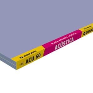 DURLOCK PLACA ACU60 ACÚSTICA12,5MM (1,2X2,4M) X UNID