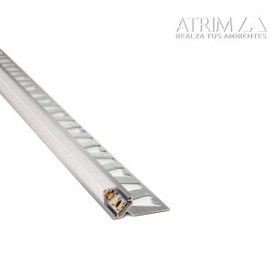 ATRIM LUMIERE 3965 GUARDACANTO PARA LED QUADRA DUO ALUM. 10X10 CR. MATE X 2,5 MT