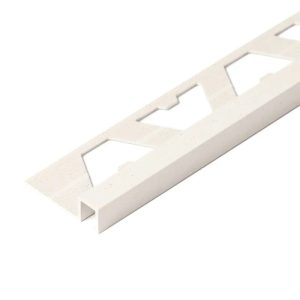 ATRIM GUARDACANTO ALU. QUADRA  MARFIL STONE 10MM 3428TXM X UN