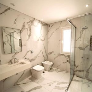 PORCELANATO SPL 80X160 CALACATA WHITE SAT.CJ.3,72 M2
