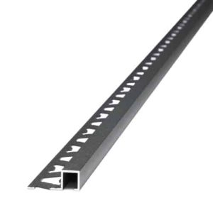 ATRIM GUARDACANTO ALU. QUADRA CONCRETO 10MM 3428TXC X UN