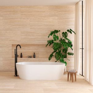 ILVA 60X120 PORC.TRAVERTINO BEIGE CJ 1,44 M2 