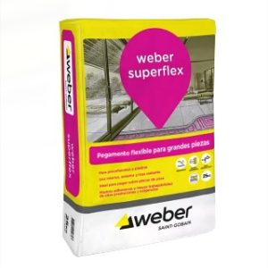 PEGAMENTO WEBER SUPERFLEX X 25 KG