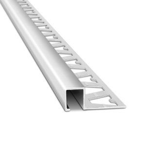 ATRIM GUARDACANTO 3461 ALUM.QUADRA CROMO BRILLANTE 12X10MM X2,5M