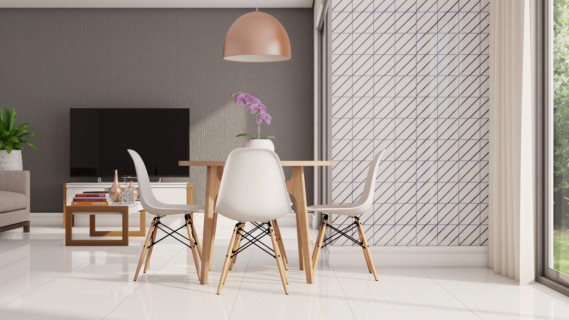 POINTER 59X59 CLASSICO BLANCO PUL.RECT. CJ.2,05 M2 - Image 2