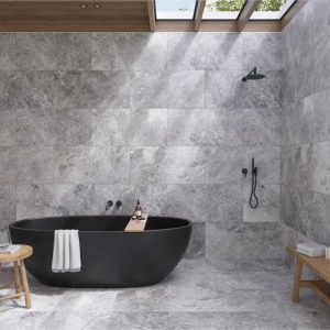 PORCELANATO ILVA 45X90 TUNDRA GREY LTR (LEATHER) CJ.1,22 M2