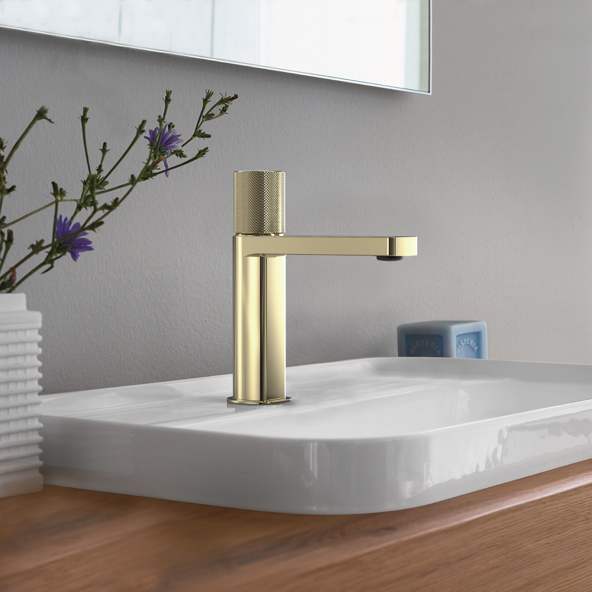 HIDROMET 9801GOLD TEXTURE LAVATORIO MONOC. GOLD - Imagen 3