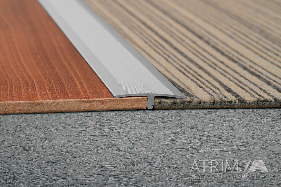 ATRIM TAPAJUNTA 2392 ALUMINIO PLOMO MATE 36MM X 1M - Imagen 2