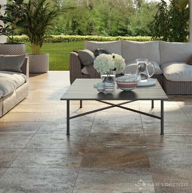 PORCELANATO EXTERIOR SAN LORENZO 58X58 ROCCA ARDESIA FIT SIENA CJ 1.68 M2 - Image 2
