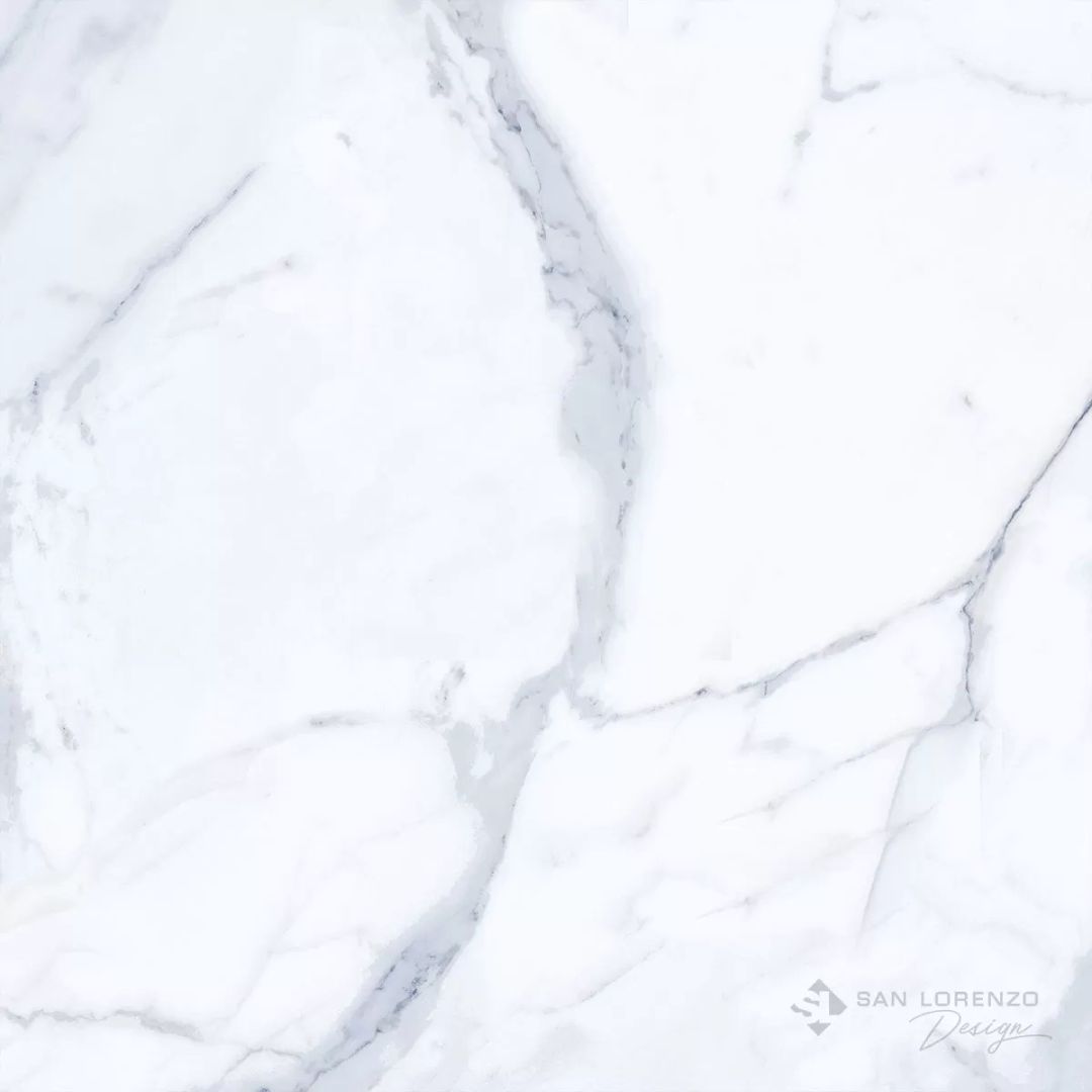 PORCELANATO SAN LORENZO 60X60 CALACATA BIANCO SAT.RECT. CJ 1.80 M2 (SIMIL MARMOL)