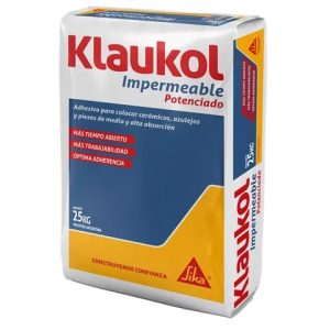 KLAUKOL IMPERMEABLE POTENCIADO X 25KG X UNID (AZUL)