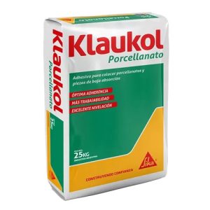 KLAUKOL PORCELLANATO FLUIDO X 25KG X  UNID (VERDE)
