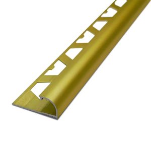 ATRIM GUARDACANTO 5962  ALUMINIO BULLNOSE 12MM X UN ORO MATE