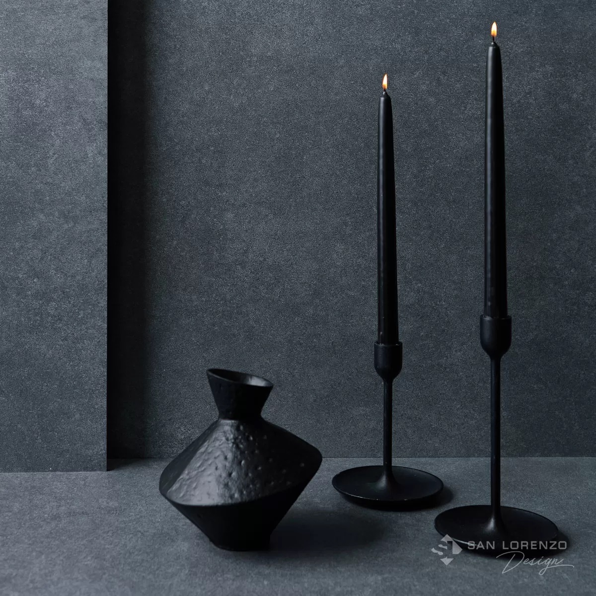 PORCELANATO SAN LORENZO 80X80 URBAN CONCRETE IN ANTRACITA CJ.1,92 M2 (CEMENTO GRIS OSCURO) - Imagen 3