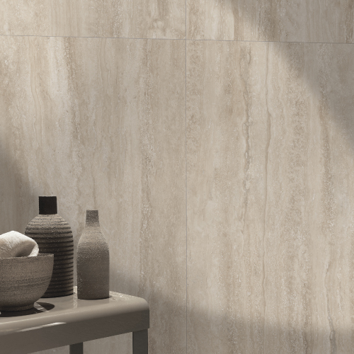 PORCELANATO CCN 64X122 TRAVERTINO ROMANO RECT. CJ 2,34 M2 (MARMOL BEIGE) - Image 2