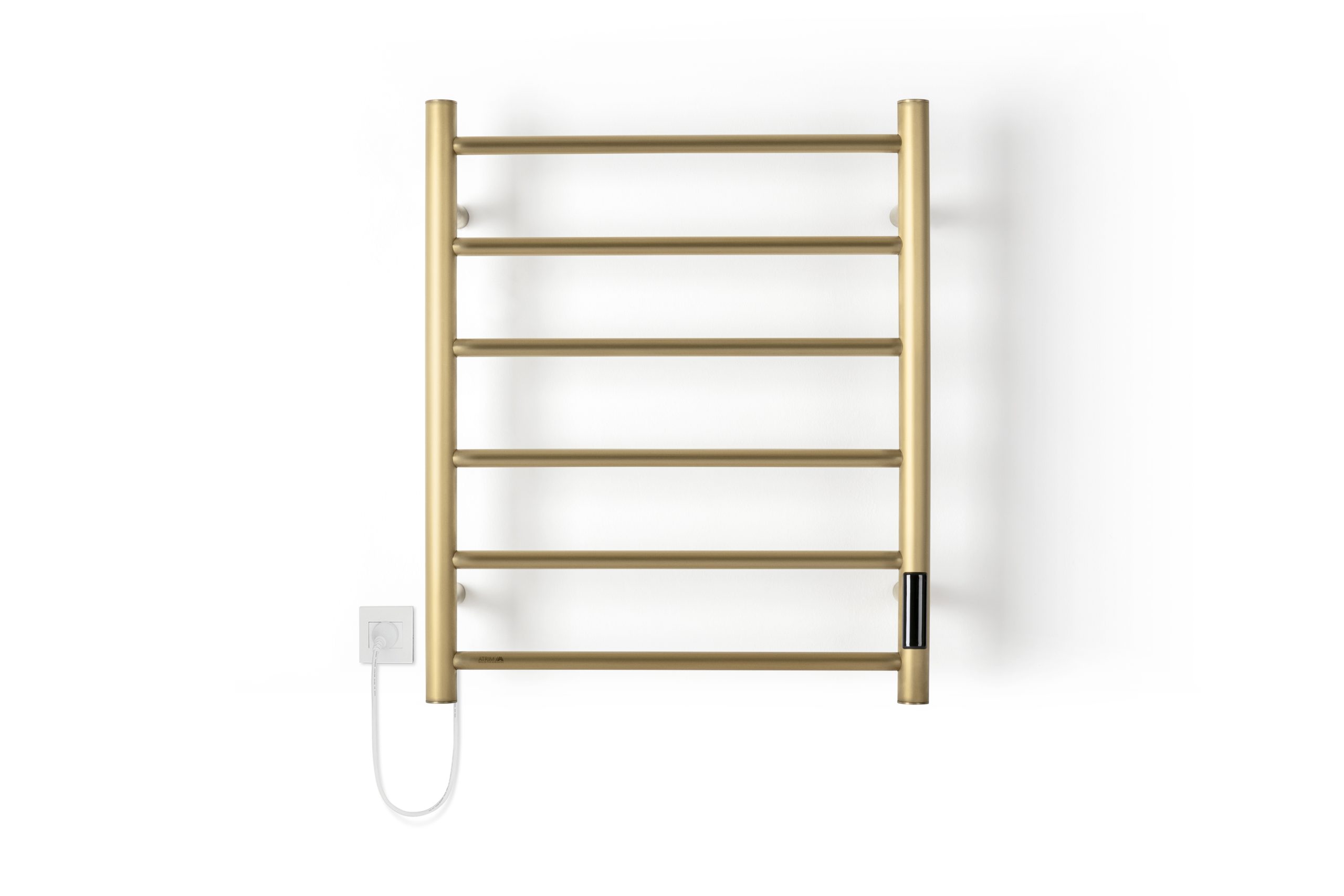 ATRIM TOALLERO ELEC. 1111+COCO FLOW 60X50X12CM ORO MATE - Imagen 2